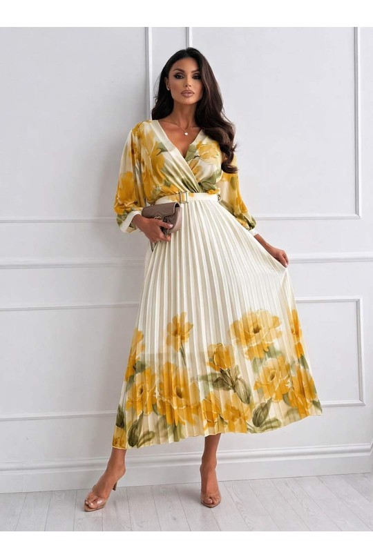 Robes longues Femme Rose ISSYMA 13164fleurs Efashion Paris