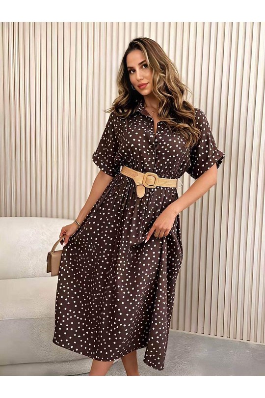 Robes longues Femme Jaune ISSYMA 5507 Efashion Paris