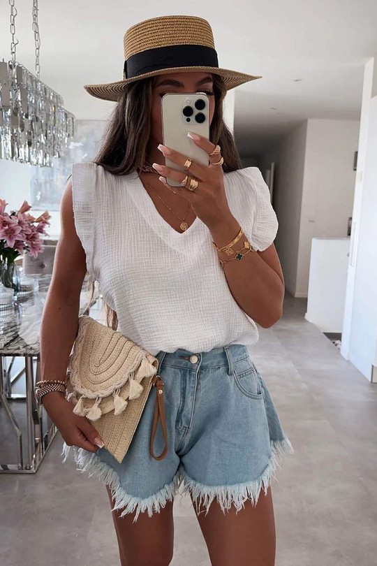 Tops Femme Rose ISSYMA 696 Efashion Paris