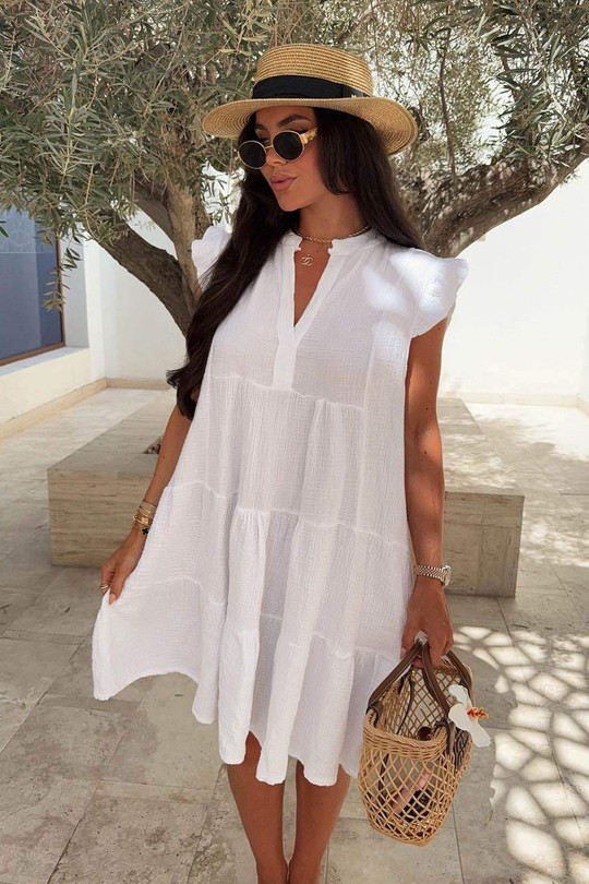 Robes mi-longues Femme Rose ISSYMA 718 Efashion Paris