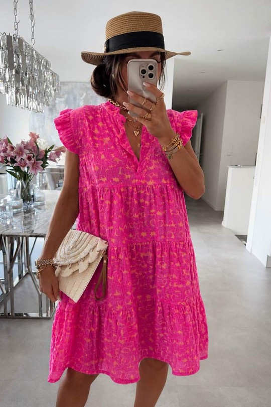Robes mi-longues Femme Marron ISSYMA 718leo Efashion Paris