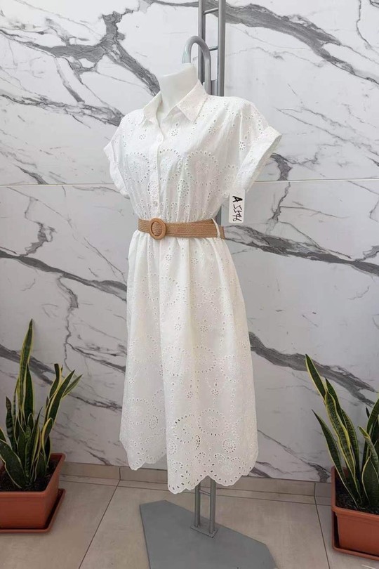 Robes longues Femme Blanc ISSYMA 5546 Efashion Paris