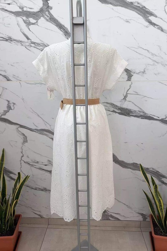 Robes longues Femme Blanc ISSYMA 5546 Efashion Paris