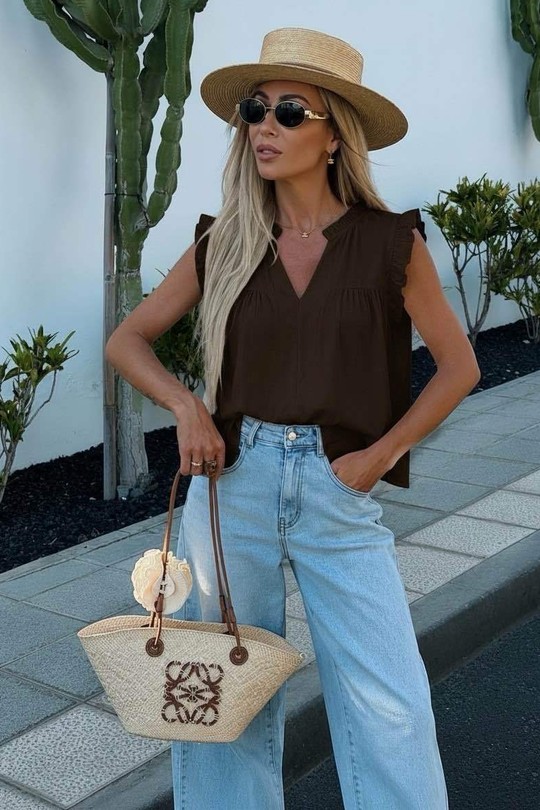 Tops Femme Beige ISSYMA 92947 Efashion Paris