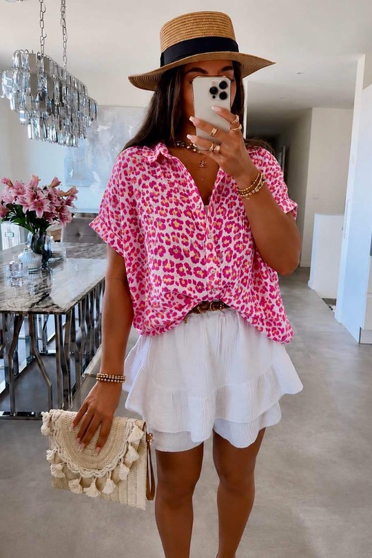 Tops Femme Rose ISSYMA 675leo Efashion Paris