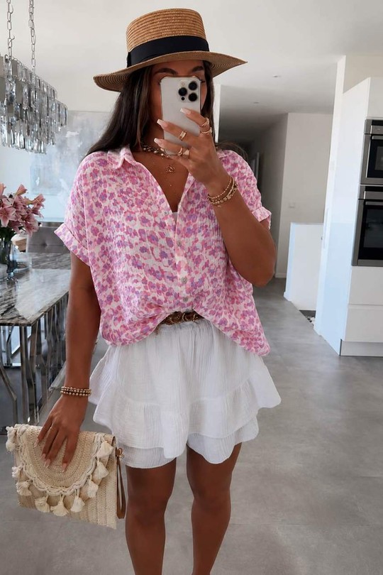 Tops Femme Rose ISSYMA 675leo Efashion Paris