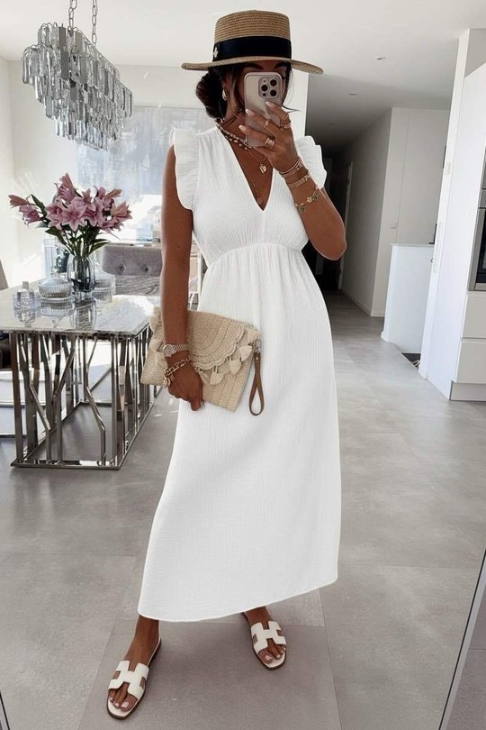 Robes longues Femme Rose ISSYMA 739 Efashion Paris