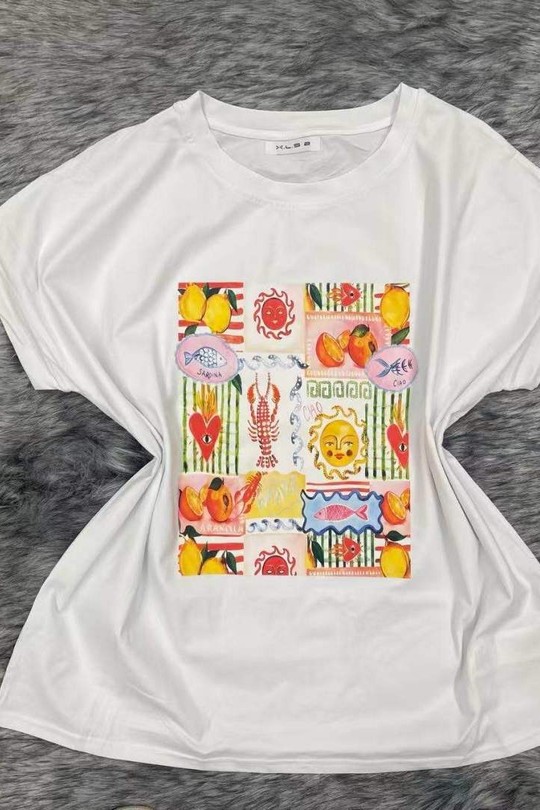 T-shirts Femme Blanc ISSYMA Jg154 Efashion Paris