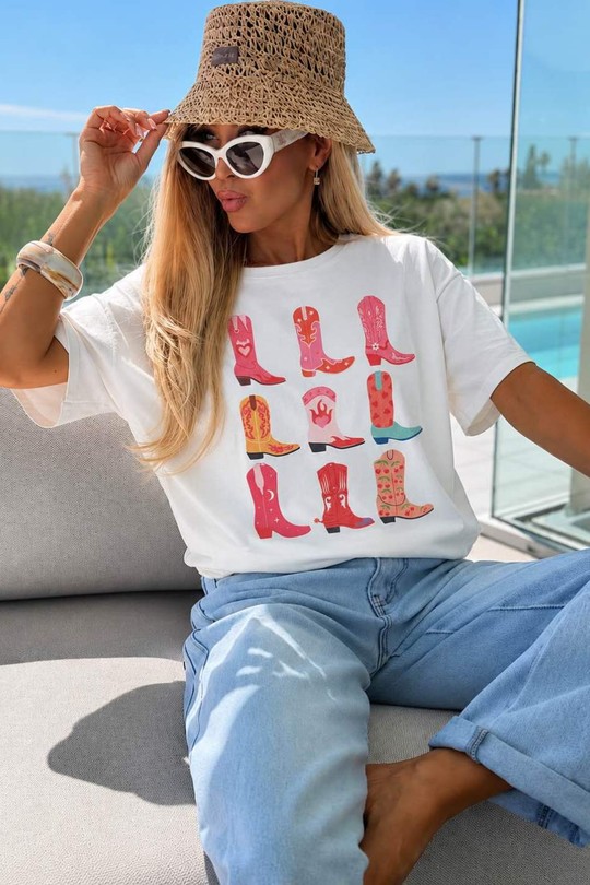 T-shirts Femme Blanc ISSYMA Jg155 Efashion Paris