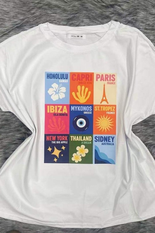 T-shirts Femme Blanc ISSYMA Jg156 Efashion Paris