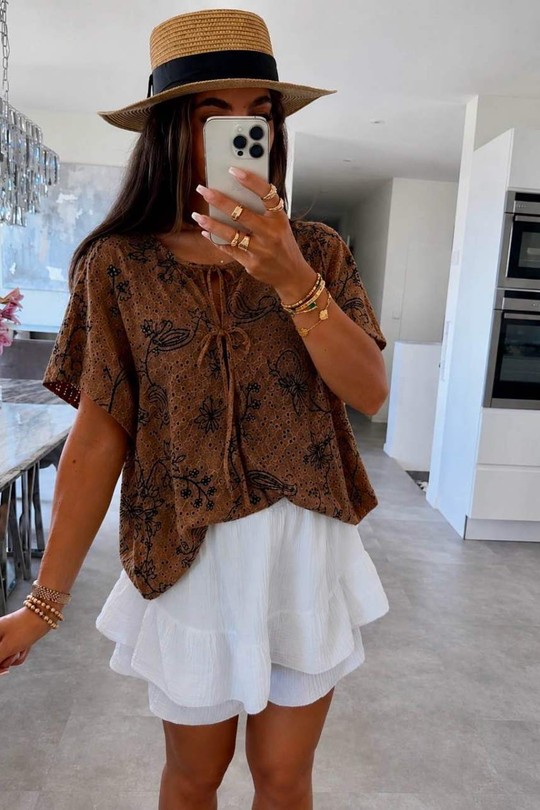 Chemises Femme Jaune ISSYMA 751 Efashion Paris