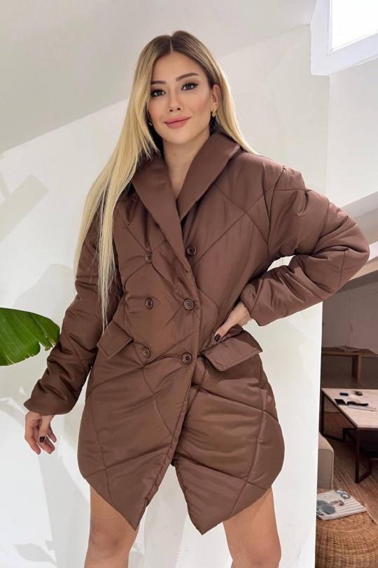 Doudounes Femme Blanc GUAS COLLECTION DNE101 Efashion Paris