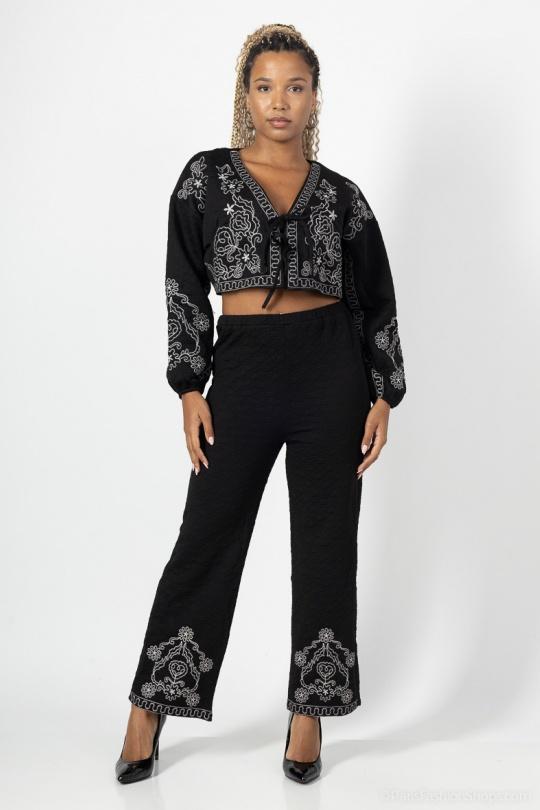 Completi Donna Black GUAS COLLECTION ENB134 Efashion Paris