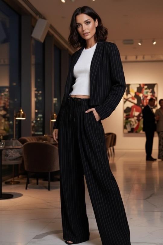 Ensembles Femme Noir GUAS COLLECTION ENB207 Efashion Paris