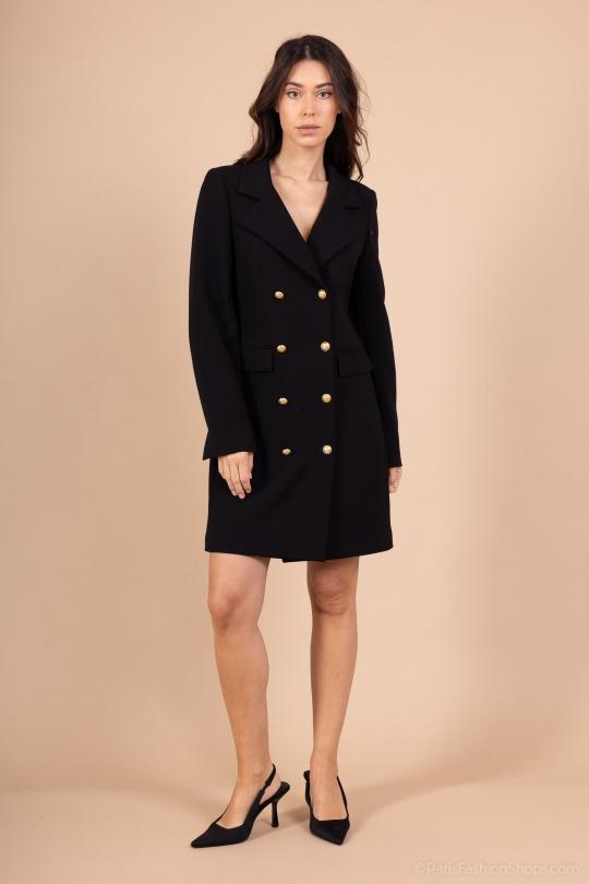 Short dresses Women Black GUAS COLLECTION RBM 202 Efashion Paris