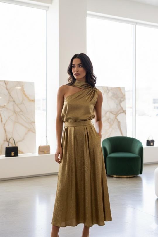 Tops Femme Champagne GUAS COLLECTION TP350 Efashion Paris