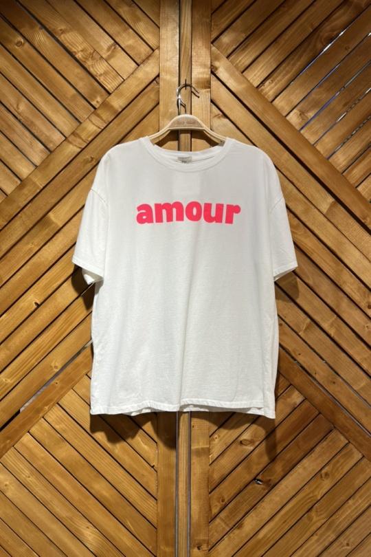 T-shirts Femme Blanc/Rose Fluo Arty Blush 2857AM Efashion Paris