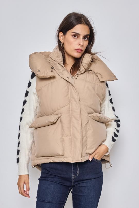 Doudounes Femme Beige DIVATEX 06JNC12 Efashion Paris