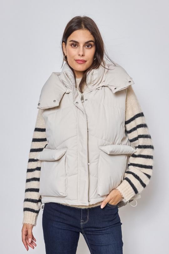 Doudounes Femme Beige DIVATEX 06JNC12 Efashion Paris