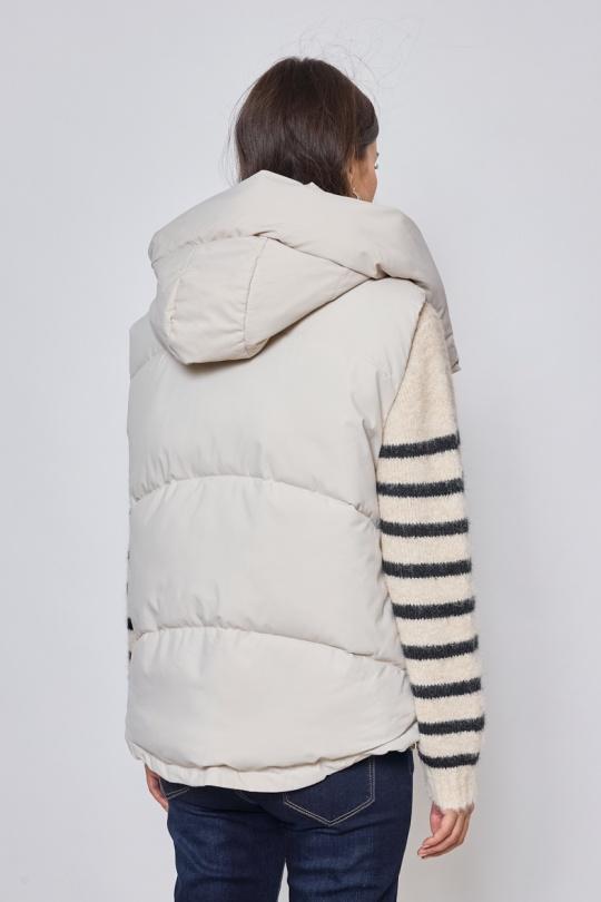 Doudounes Femme Beige DIVATEX 06JNC12 Efashion Paris
