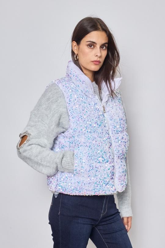 Doudounes Femme Blanc DIVATEX 06JNC15 Efashion Paris