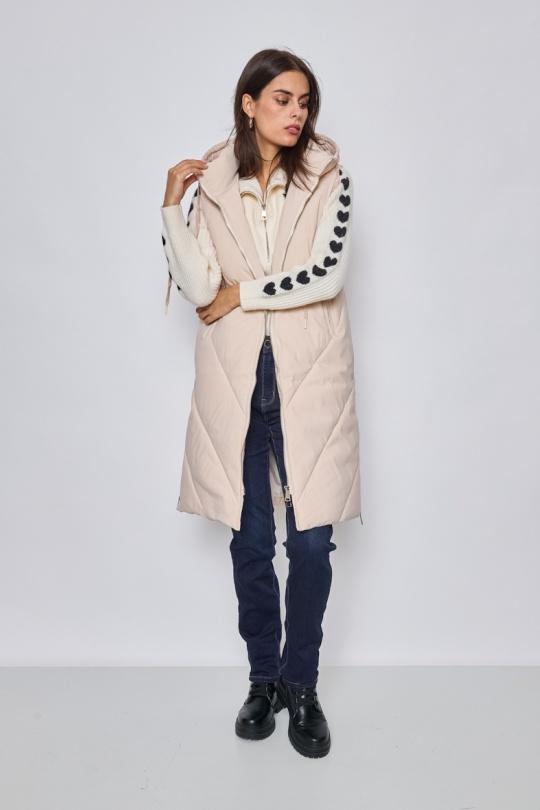 Doudounes Femme Ecru DIVATEX 06OES04 Efashion Paris