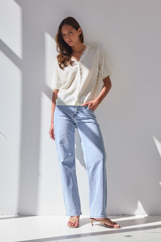 Tops Femme Blanc DIVATEX 06FF27 Efashion Paris