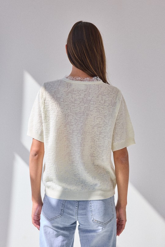 Tops Femme Blanc DIVATEX 06FF27 Efashion Paris