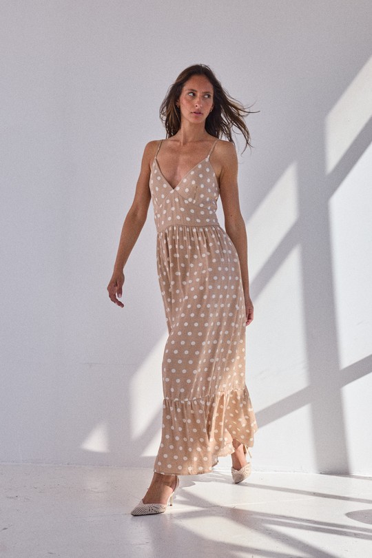 Robes longues Femme Marron DIVATEX 06CH353 Efashion Paris