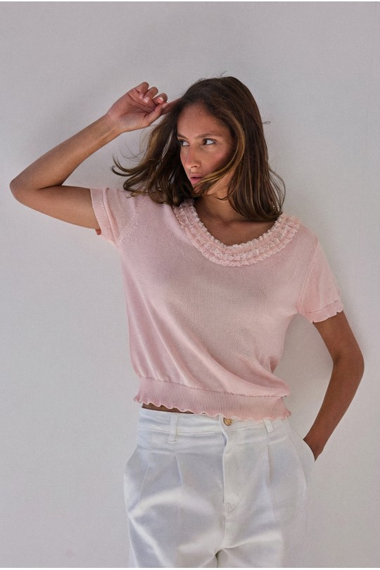 Tops Femme Rose DIVATEX 06FF09 Efashion Paris