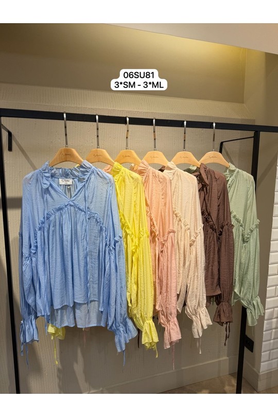 Blouses Femme Bleu DIVATEX 06SU81 Efashion Paris