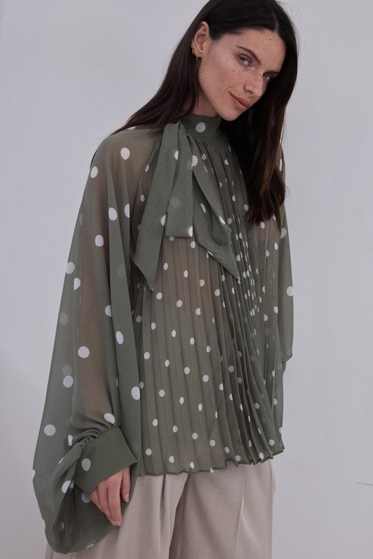 Blouses Femme Kaki DIVATEX 06ST07 Efashion Paris