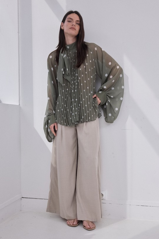 Blouses Femme Kaki DIVATEX 06ST07 Efashion Paris