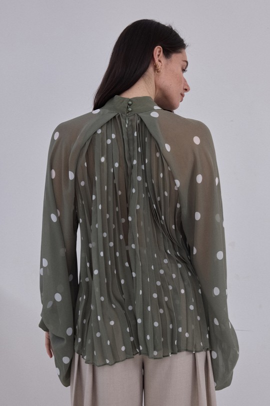 Blouses Femme Kaki DIVATEX 06ST07 Efashion Paris