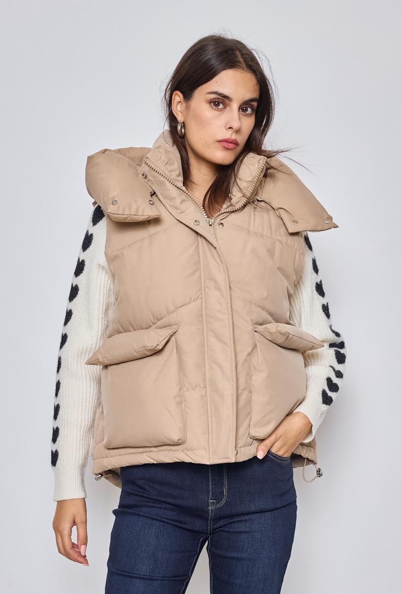 Doudounes Femme Beige DIVATEX 06JNC12 #c Efashion Paris