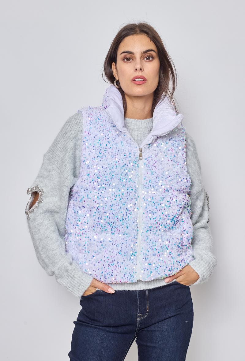 Doudounes Femme Blanc DIVATEX 06JNC15 #c Efashion Paris