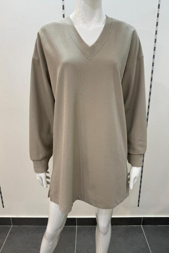 Pulls Femme Taupe DOLSSACI 2363 Efashion Paris