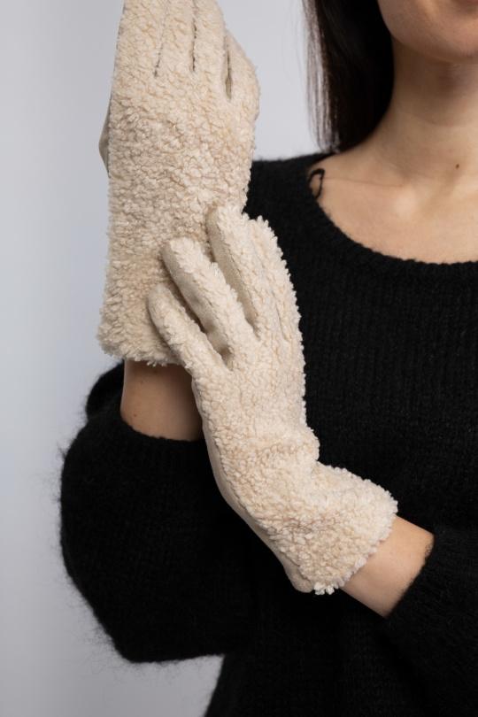 Gants Accessoires Beige Lil Moon 490218 Efashion Paris