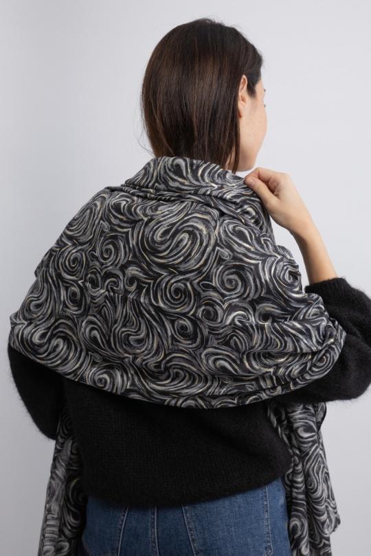 Foulard Accessori Black Lil Moon HH279 Efashion Paris