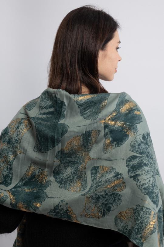 Foulards Accessoires Vert Lil Moon HH310 Efashion Paris