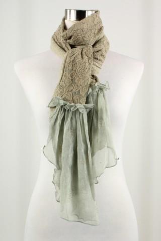 Écharpes Accessoires Taupe Lil Moon 2013-42 Efashion Paris