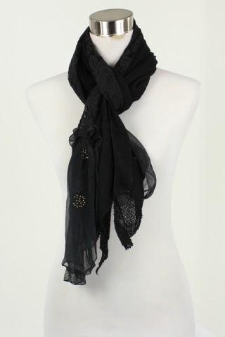 Écharpes Accessoires Taupe Lil Moon 2013-42 Efashion Paris