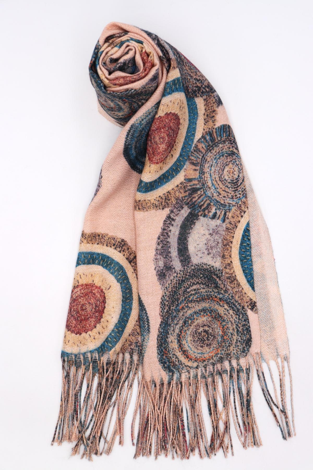Scarves Accessories Beige Lil Moon LM2023-66 #c Efashion Paris