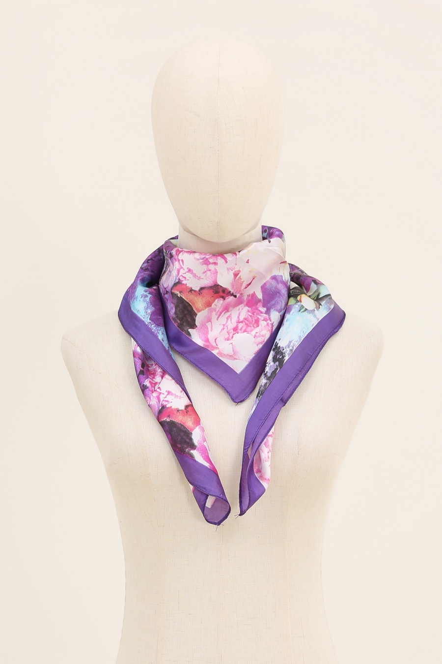 Fulares Complementos Purple Lil Moon CARRE3 #c Efashion Paris