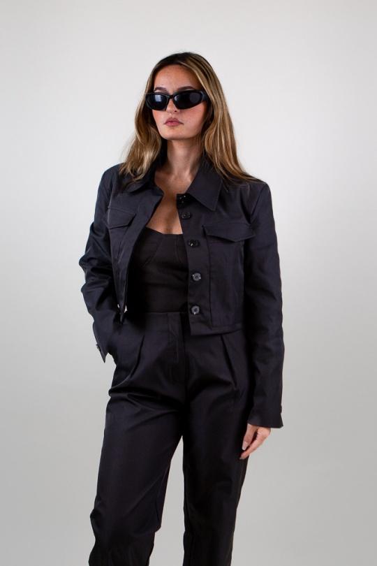 Vestes  Femme Noir Kzell 8696 Efashion Paris