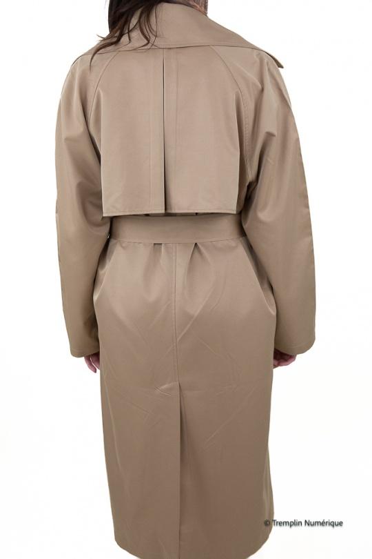 Trenchs Femme Bleu Kzell 3526 Efashion Paris