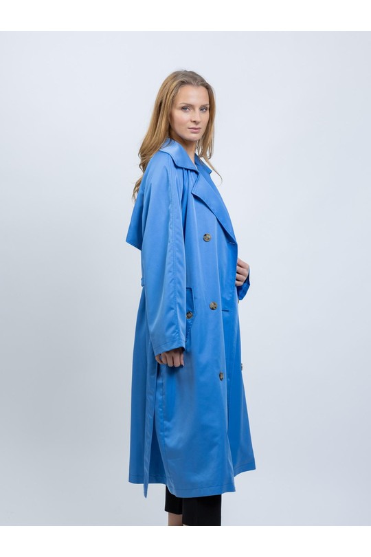 Trenchs Femme Bleu Kzell 3526 Efashion Paris
