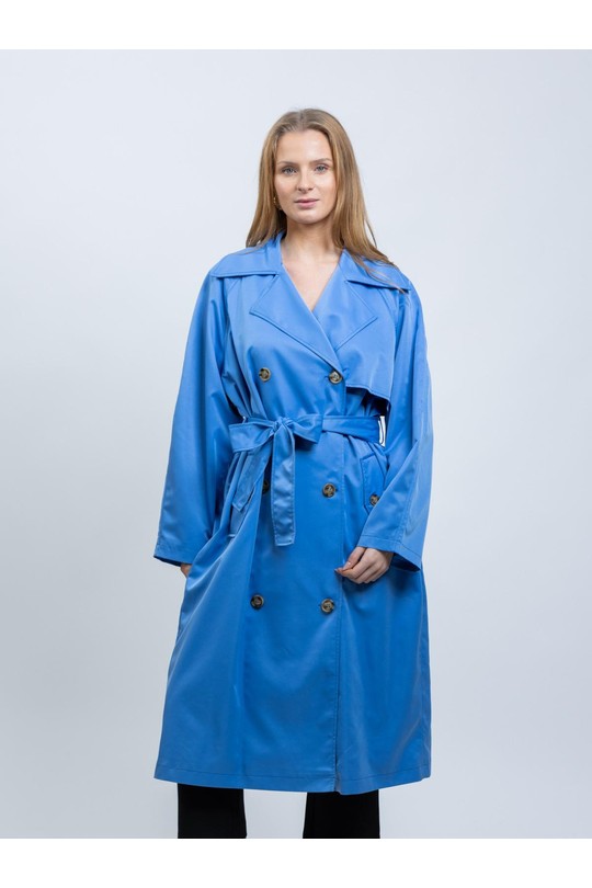 Trenchs Femme Bleu Kzell 3526 Efashion Paris