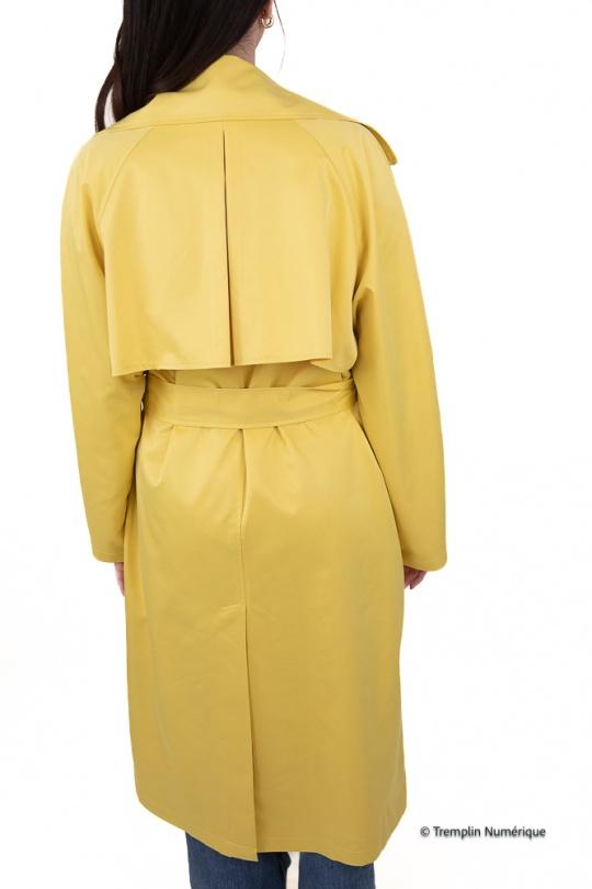 Trenchs Femme Bleu Kzell 3526 Efashion Paris