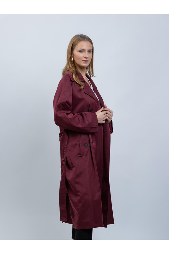 Trenchs Femme Bleu Kzell 3526 Efashion Paris